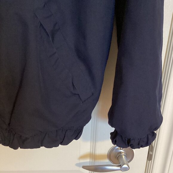 Cherokee Men's Reversable Jacket Blue Pockets Rain Windbreaker - Picture 3 of 8